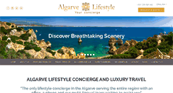 Desktop Screenshot of algarve-lifestyle.com