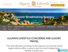 Tablet Screenshot of algarve-lifestyle.com